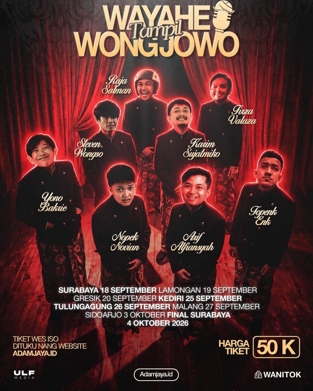 Poster: Wayahe Wong Jowo Tampil - Malang