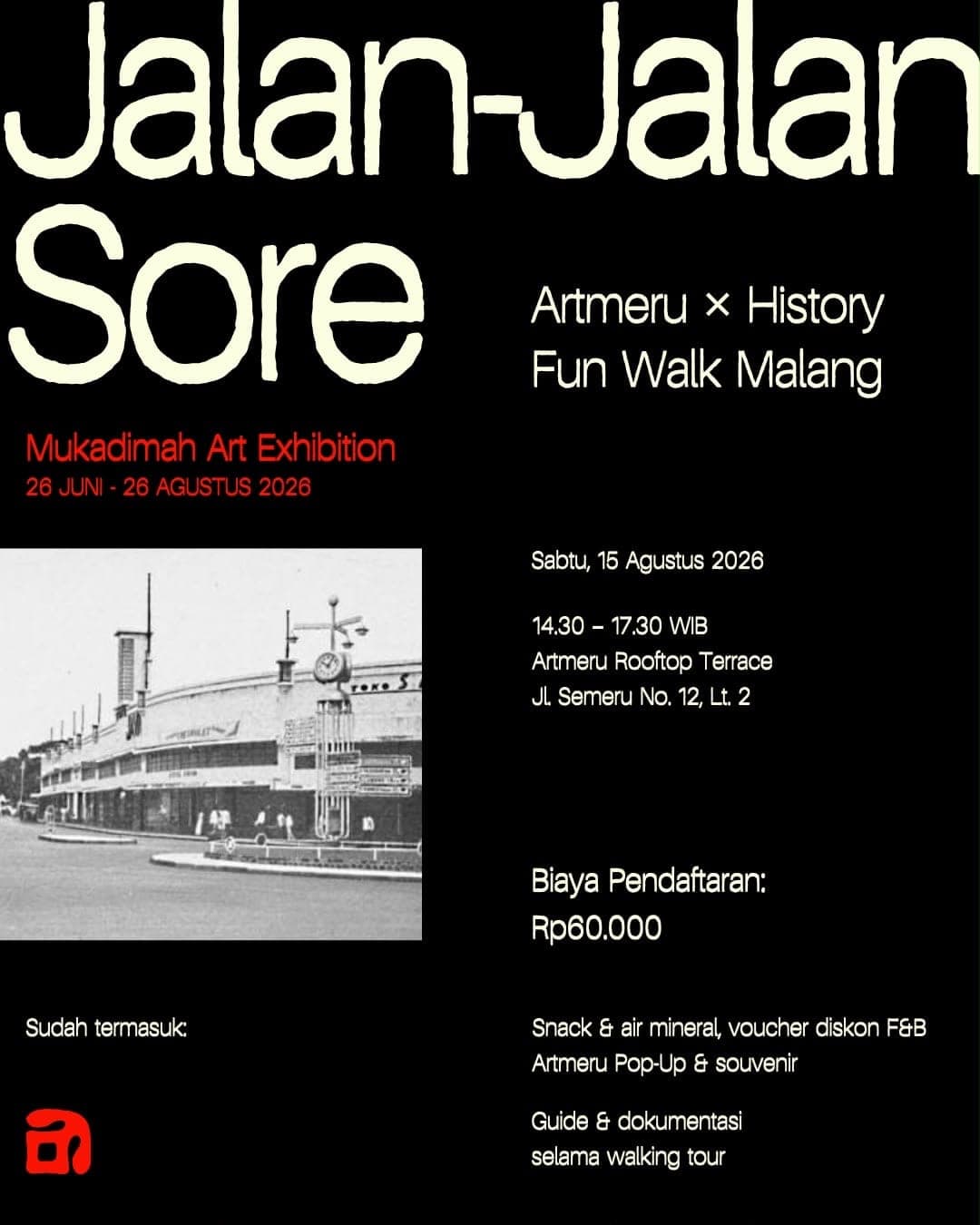 Poster: Jalan-Jalan Sore: Mukadimah Art Exhibition