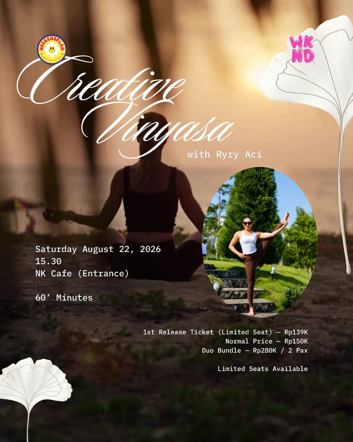 Poster: Yoga Weekend Festival: Creative Vinyasa with Ryry
