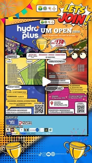 Poster: HYDROPLUS UM OPEN 2026