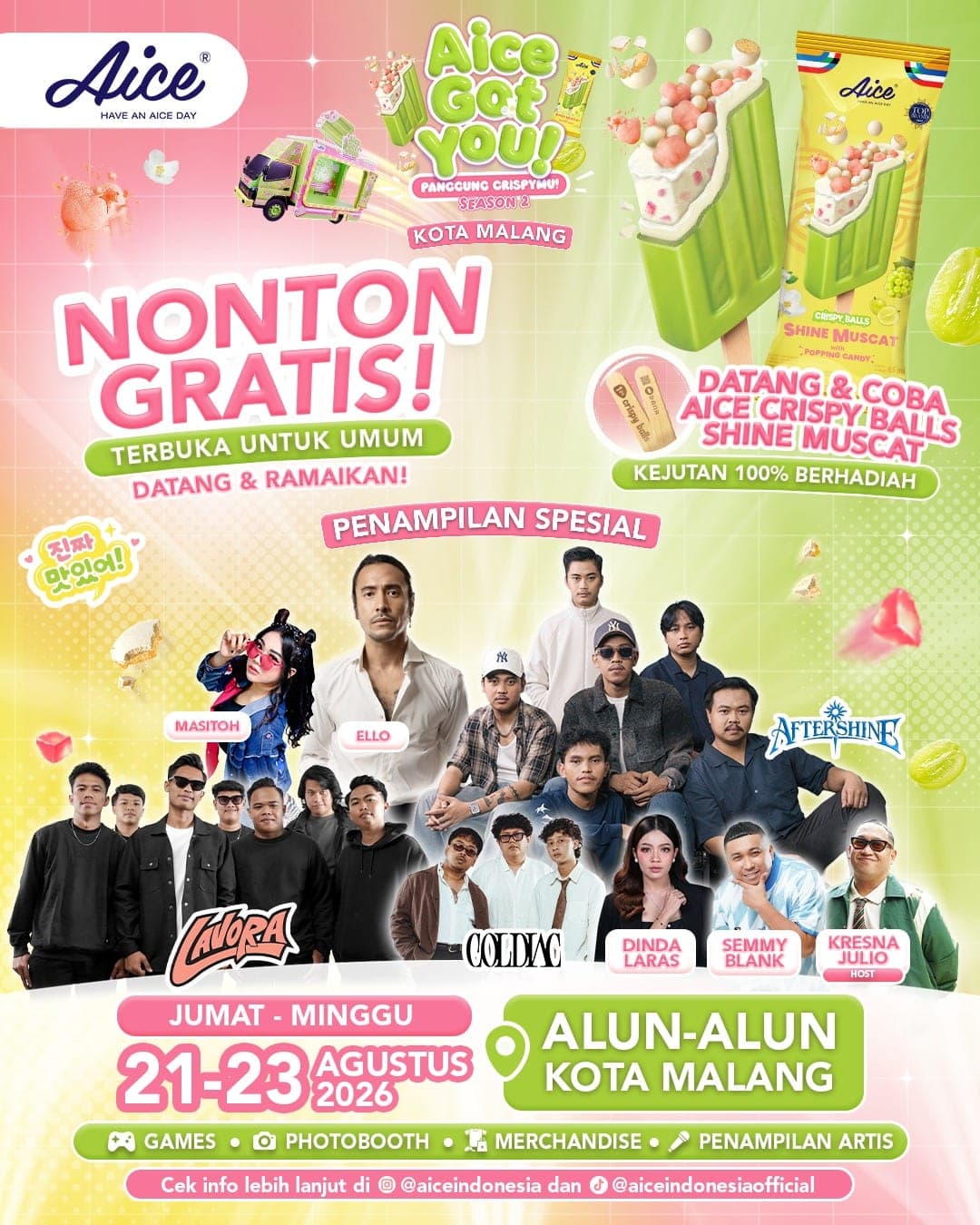 Poster: Aice Got You! Panggung Crispymu! Season 2 - Kota Malang